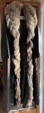 Manteau cuir veritable fourrure Veritable renard