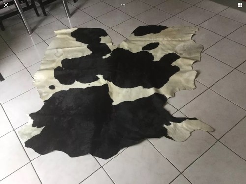 Tapis peau vache 180x150 - tapis, de