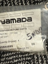 Neuf OEM Lot 4 Yamada Double Air Diaphragme Pompe Valvule Teflon Bouchon 5/5F #