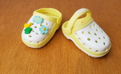 Chaussure crocs jaune 55mm - crocs,