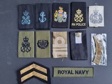 lot fourreaux grades rank slides marine anglaise Royal Navy