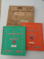 ?2 Albums d'images Chocolats Nestlé et Kohler les merveilles du monde 1954 a 57