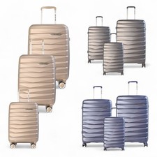 Valise Rigide TSA Résistante Ensemble 8 Roues Bagages Cabine Voyage Vacances