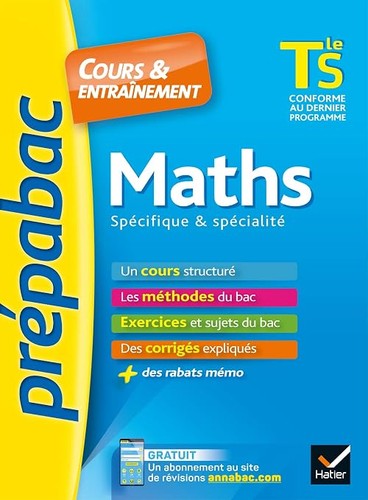 Maths tle spécifique - s, &