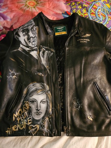 Blouson cuir aston martin - blouson,
