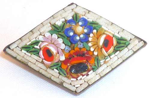 Ancienne broche losange - ancienne,