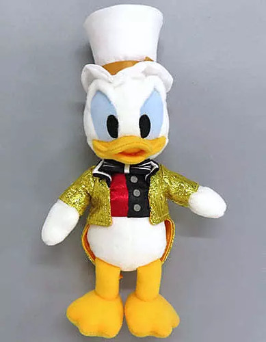 Badge jouet peluche donald - badge,