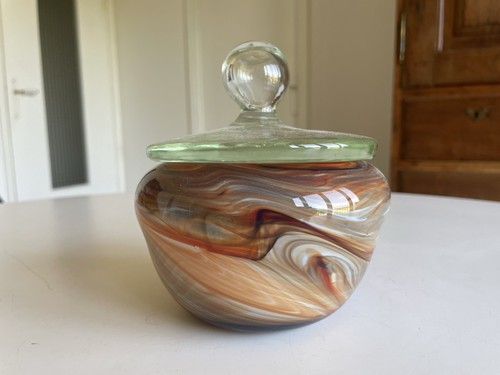 Drageoir bonbonnière verre - drageoir/bonbonnière, en