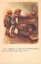 CARTE POSTALE ANCIENNE ILLUSTRATEUR POULBOT LE MEDECIN