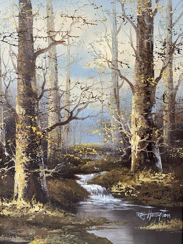 Roy hampton huile sur toile - roy,