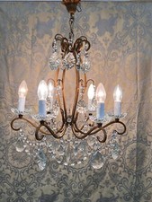 Lustre Pampilles Art Nouveau 6