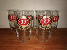 6 X VERRE A BIERE " 33" EXPORT