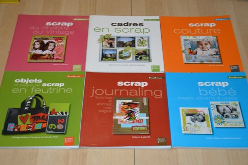 Lot livres scrap attitude - livres,