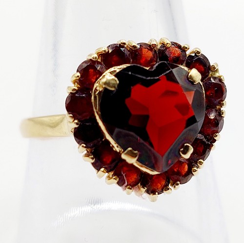 Bague coeur vintage - , or