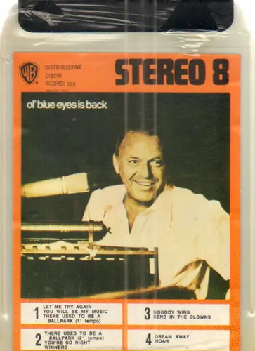 Track frank sinatra - 8-track, blue