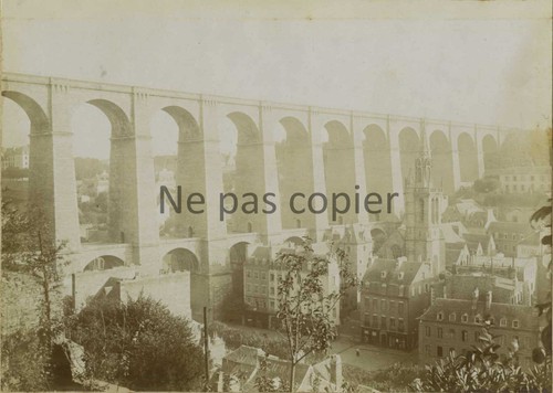 Morlaix 1907 viaduc - morlaix, le