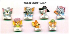 TOM Et JERRY RELIEF Rare SET 7
