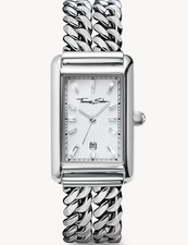 Thomas Sabo WA0428-201-201 Montre Femme Rectangulaire Couleur Argentée 22mm 3ATM