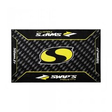 Tapis environnemental FIM Swaps Industry noir gris jaune pour moto paddock Neuf