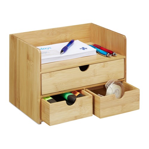 Organiseur bureau bambou - en,