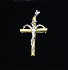 Pendentif Croix Vintage Italie