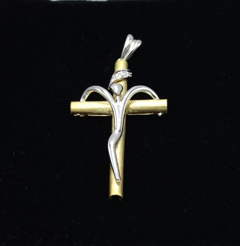 Pendentif croix vintage italie - pendentif,