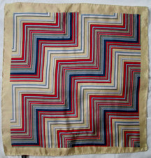 - GIADA Foulard   soie  TBEG  vintage Scarf  52x54 cm