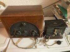 Ensemble Poste Radio TSF DUCRETET Ancien Poste Batterie Monopole