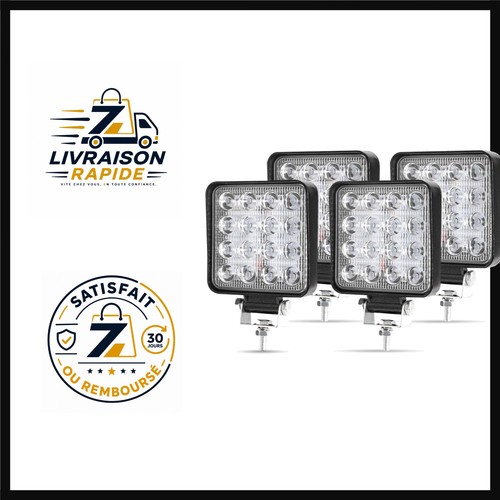 Phares led carrés - phares,