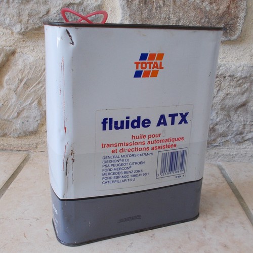 Ancien bidon huile total - ancien, d'huile