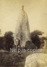 TRÉGUIER vers 1880 menhir +