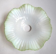 Ancien Verre de Lampe Opaline