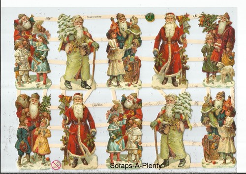 German gold glitter scrap die - german,