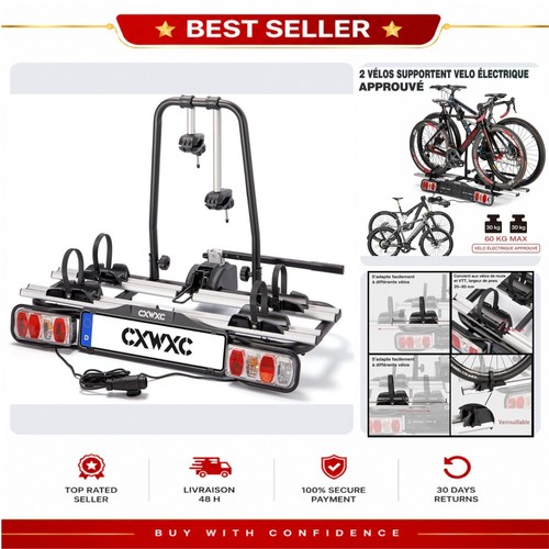 Cxwxc porte vélos attelage - porte-vélos, 2