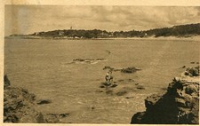 Carte SAINT PALAIS SUR MER Vue vers le Phare de Terre Nègre et la Grande Côte