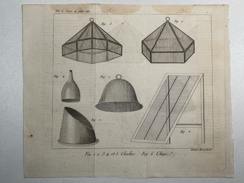 Gravure xixe cloches - cloches, et
