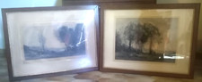 Corot Paire d' Eaux Fortes "La