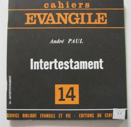 Cahiers evangile 14 - evangile,
