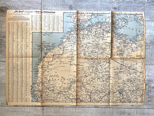 Ancienne carte allemande ww2 - allemande,