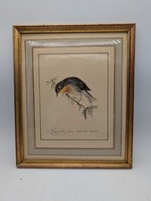 39 - Cadre doré Rossignol du Japon