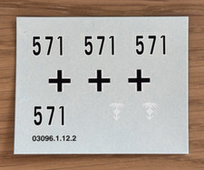 SOLIDO militaire planche de décalcomanies de char Allemand PANZER IV DAK