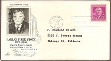 US SC # 965 Harlan Fiske Stone