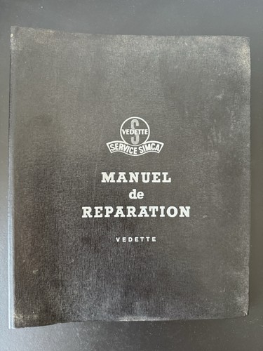 Ancien manuel réparation - ancien,
