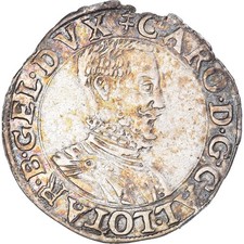 Régions françaises, LORRAINE, Charles III, 1/4 Teston, Undated, Nancy, Argent