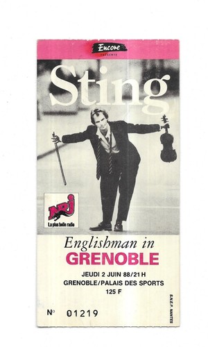 Rare ticket billet concert - /,