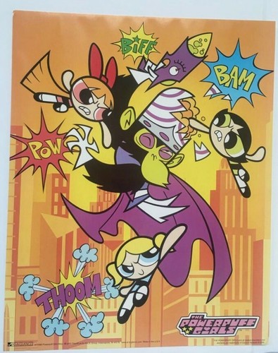 Powerpuff girls year 2000 rare - girls,