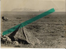 allemand WW2 photo de presse combat au loin  afrikakorps du 19 avril 1942