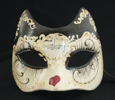 Masque de Venise Chat avec Coeur  pour enfant Carnaval Déguisement # 673 v51