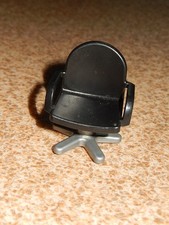 PLAYMOBIL  chaise de bureau noire