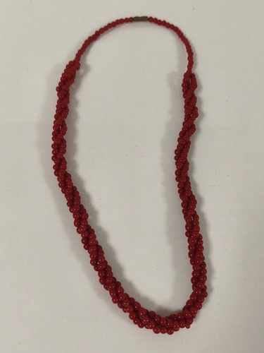 Ancien gros collier - en, corail